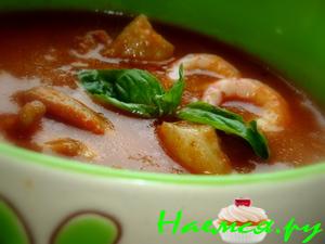 Томатный суп "Морской" Томатный суп "Морской"