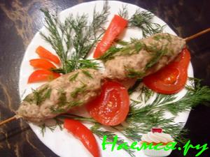Люля-кебаб (свинина с курицей)
