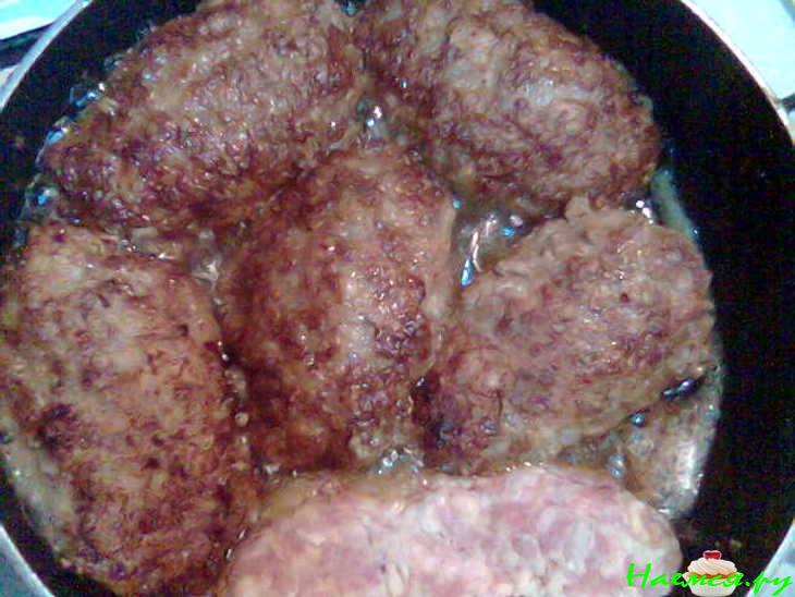 Котлеты домашние c домашней лапшой