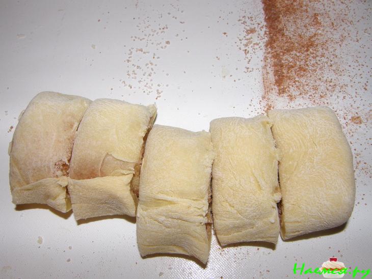 Булочка-рулет с корицей  