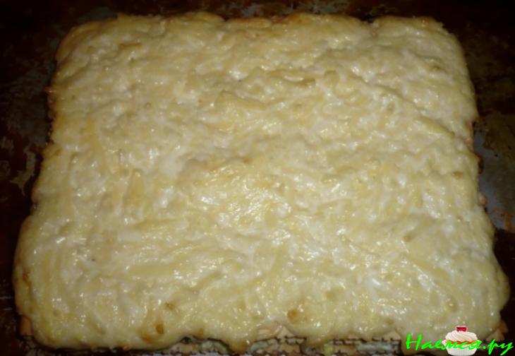 Слоеный пирог с рыбой