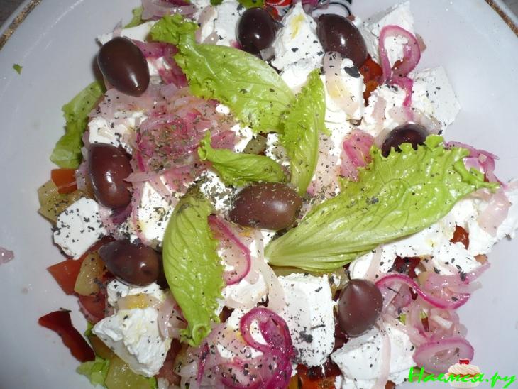 Салат «Греческий зимний»