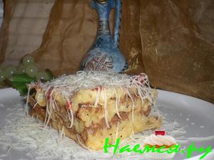 Лазанья в моём приготовлении