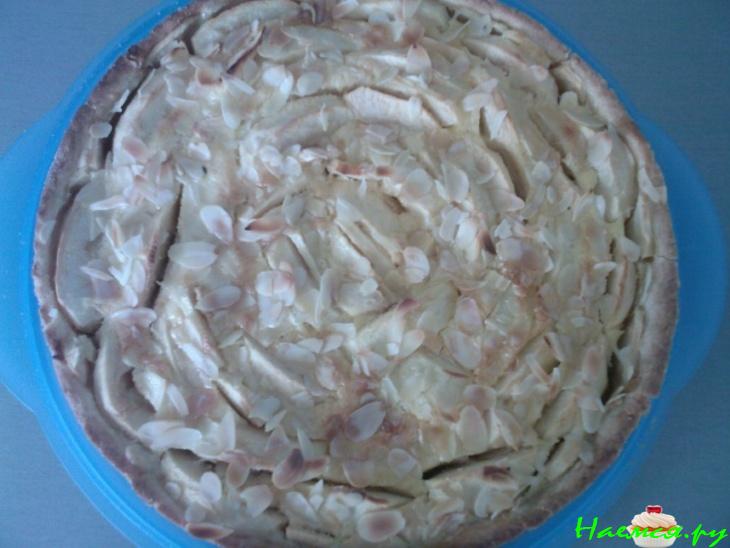 Пирог "Яблоки в сливках"