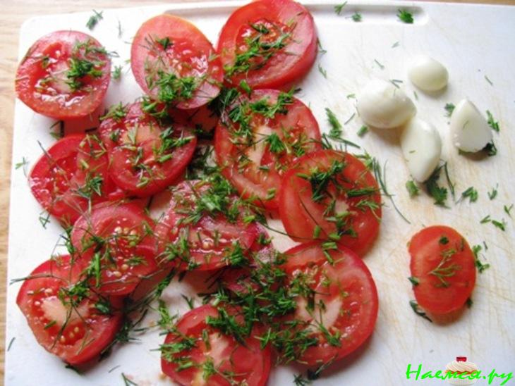 Веер из баклажана