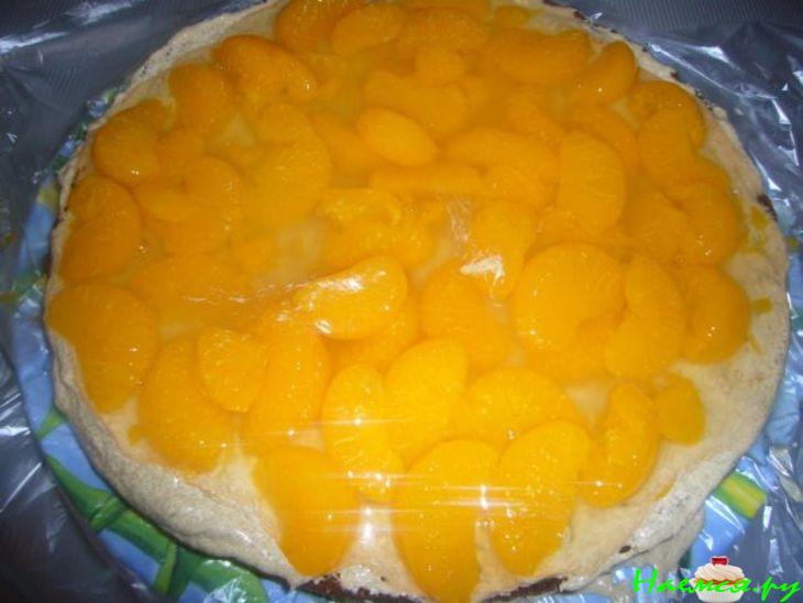 Мандариново-кофейный торт