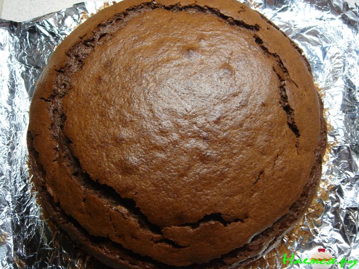 Вишневый торт "Шварцвальд" (очень быстрый вариант)