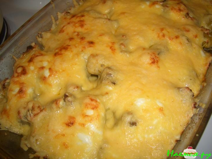 Куриная печень в сырной корочке