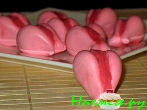 Безе-сердечки