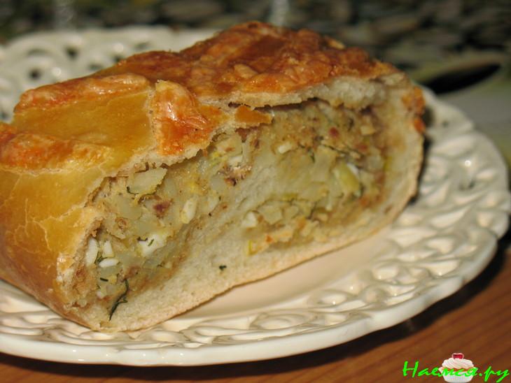 Рулет с рыбной начинкой