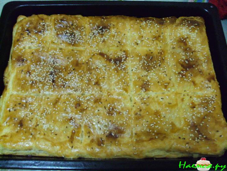 Пирог 'Весенний' с кабачками и сыром