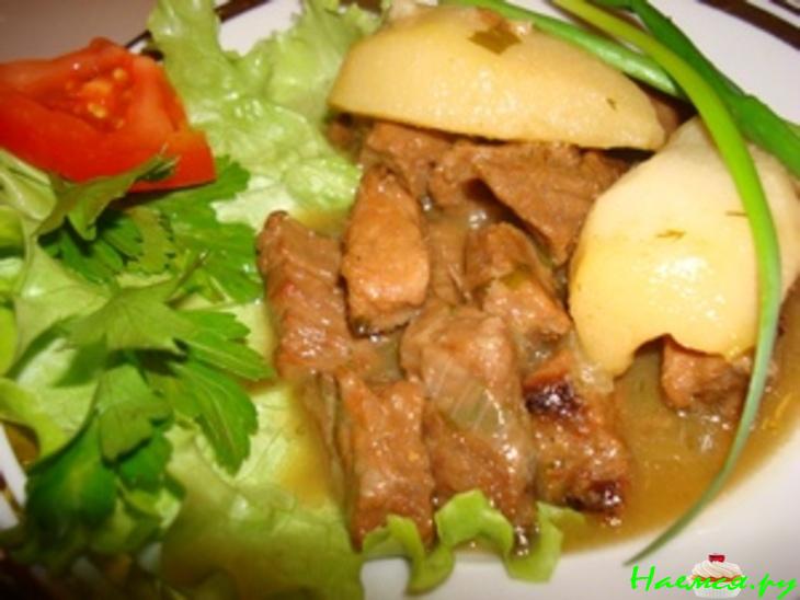 КВАСная говядина с грушами и медом