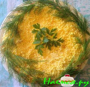 Салат-торт из крекеров Салат-торт из крекеров