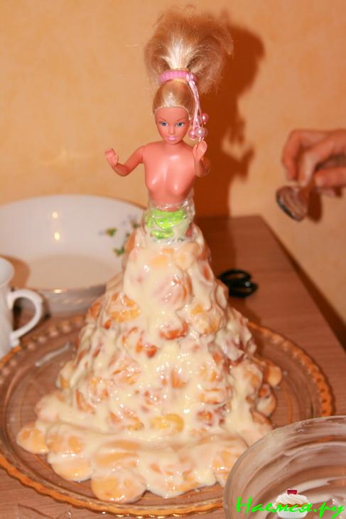 Торт "Барби" из заварного теста Торт "Барби" из заварного теста