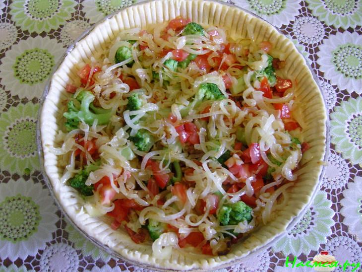 Сливочный пирог с брокколи