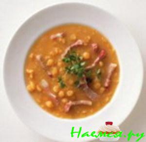 Суп гороховый с ветчиной