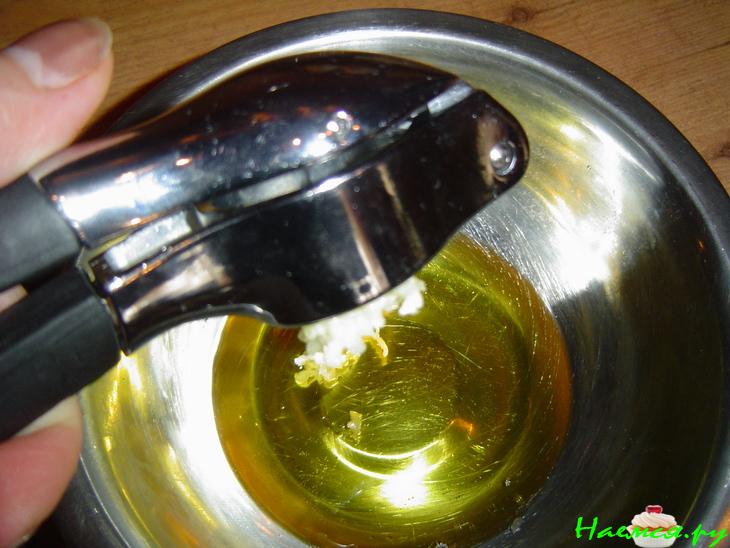 Печеная картошечка с чесноком и зеленью Печеная картошечка с чесноком и зеленью