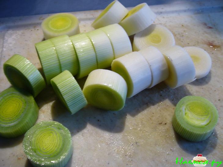 Пикантный лук порей