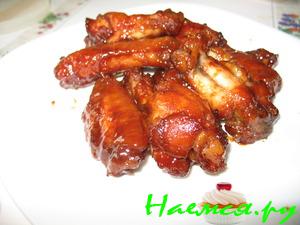 Куриные крылья в соево-чесночном маринаде