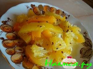 Сладкий перец маринованный с цитрусами