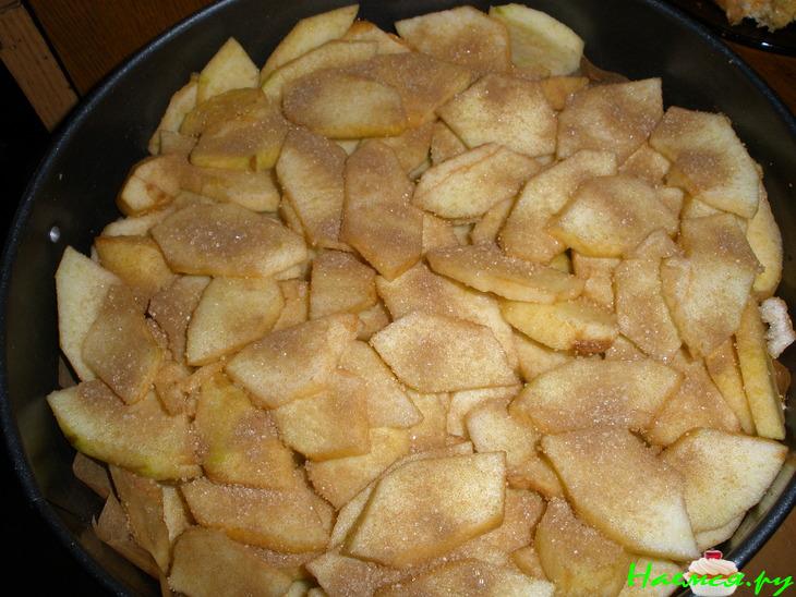 Яблочный пирог на печенье