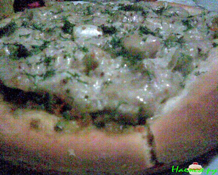 Открытый рыбный пирог (постный)