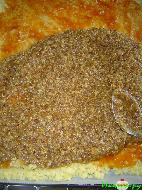 Пирожное "Ореховые треугольнички"