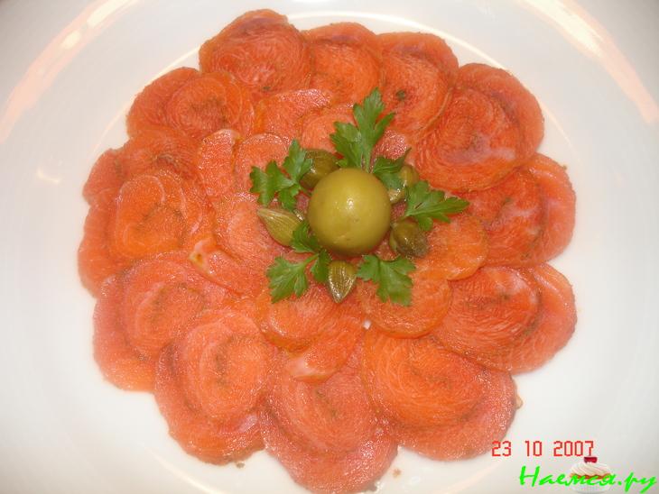 Карпаччо из лосося   