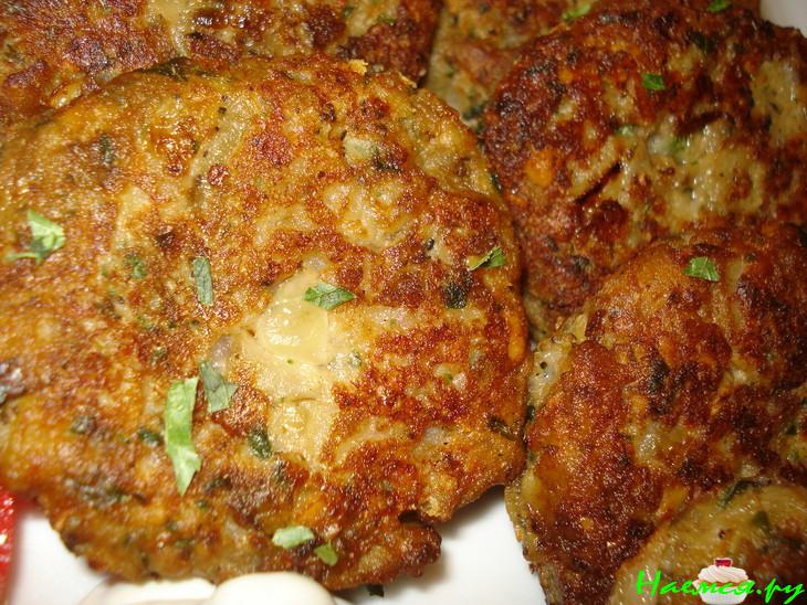 Баклажанные котлетки Баклажанные котлетки