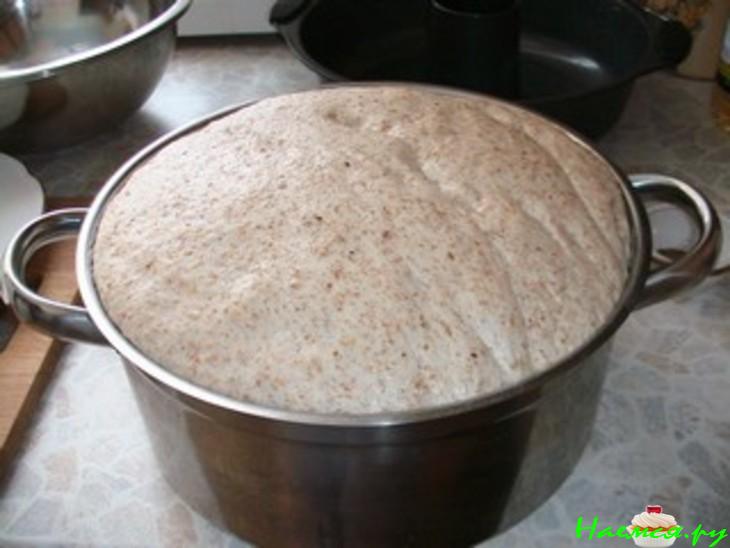 Калач домашний с ржано-пшеничной клетчаткой и кунжутом