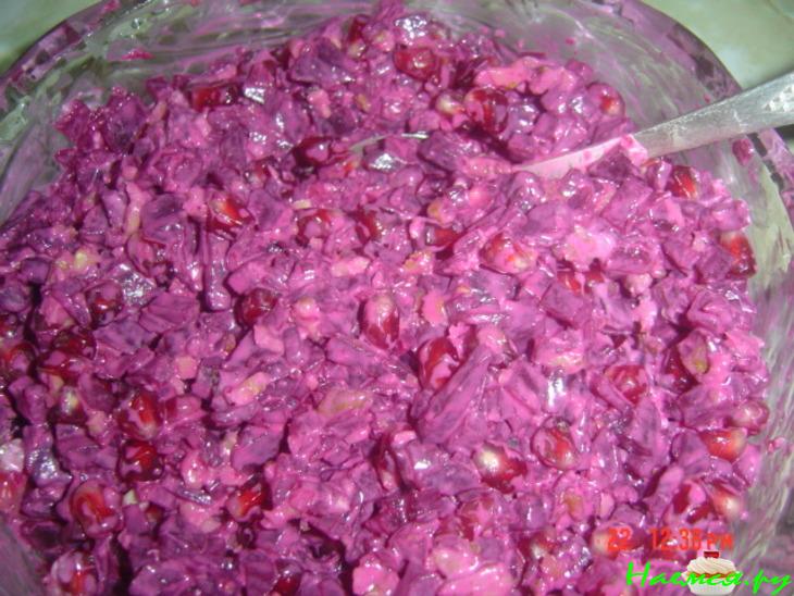 Салат гранатовый