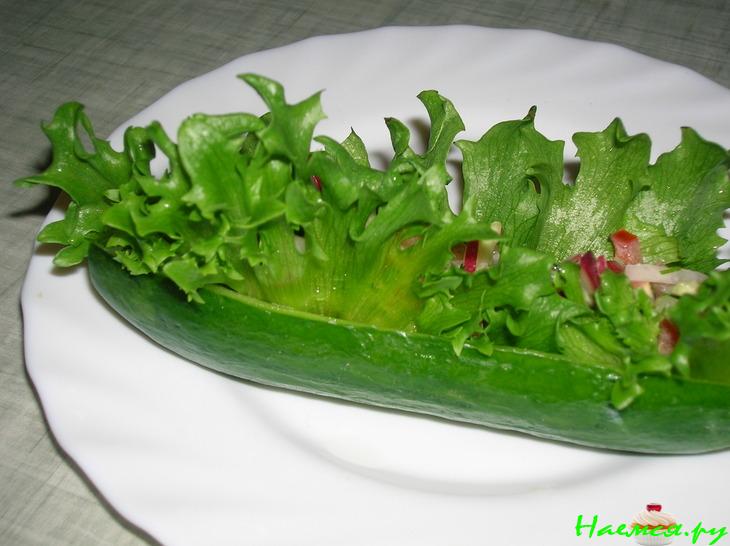 Огурчики фаршированные Огурчики фаршированные