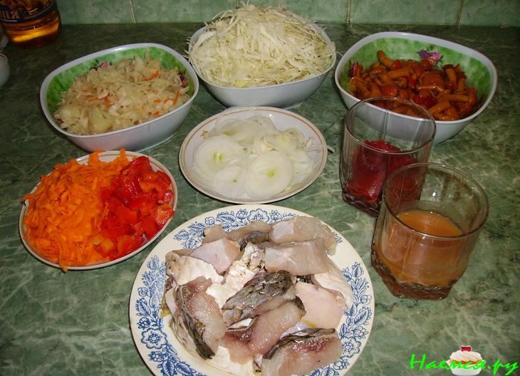 Бигос рыбный