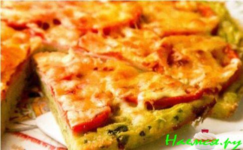Пицца из кабачков
