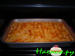 Каннеллони под белым соусом