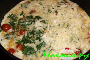 Экспресс-фриттата с курицей и кабачками Экспресс-фриттата с курицей и кабачками