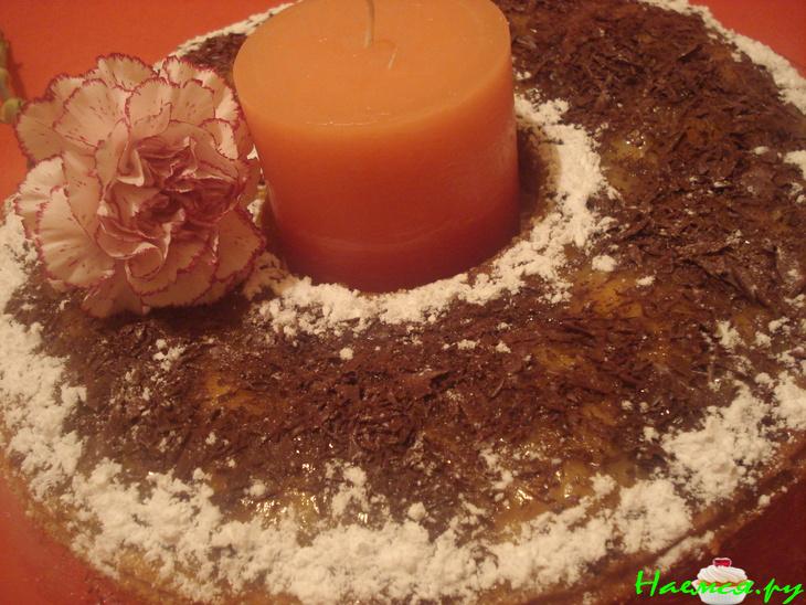 "Грушевый пирог с шоколадом и фундуком" для любителей шоколада