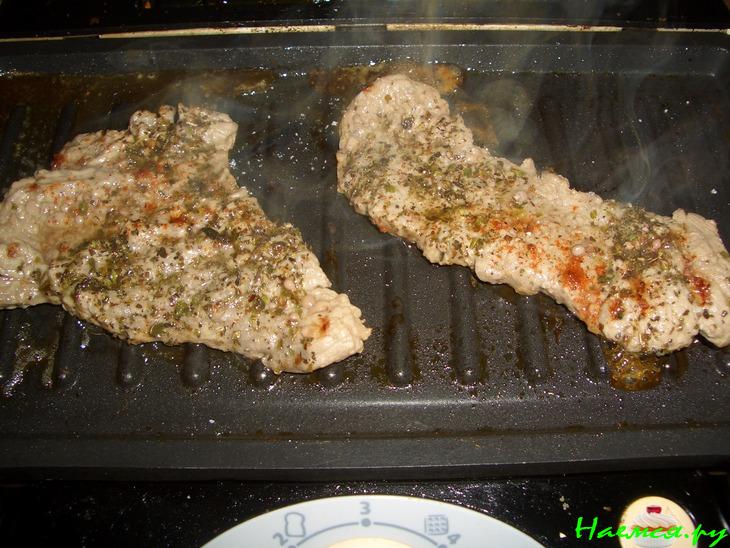 Говядина с колбасным сыром