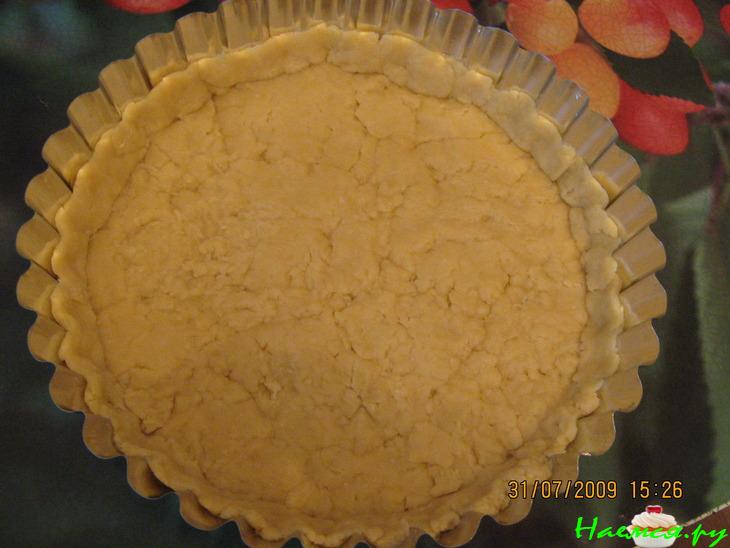 Песочный пирог с черникой