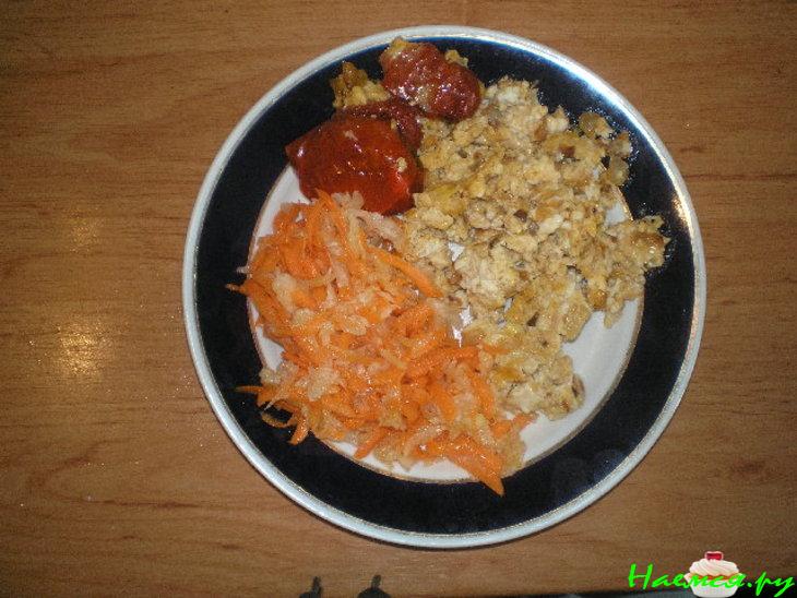 Скроб с помидорами (яичница)