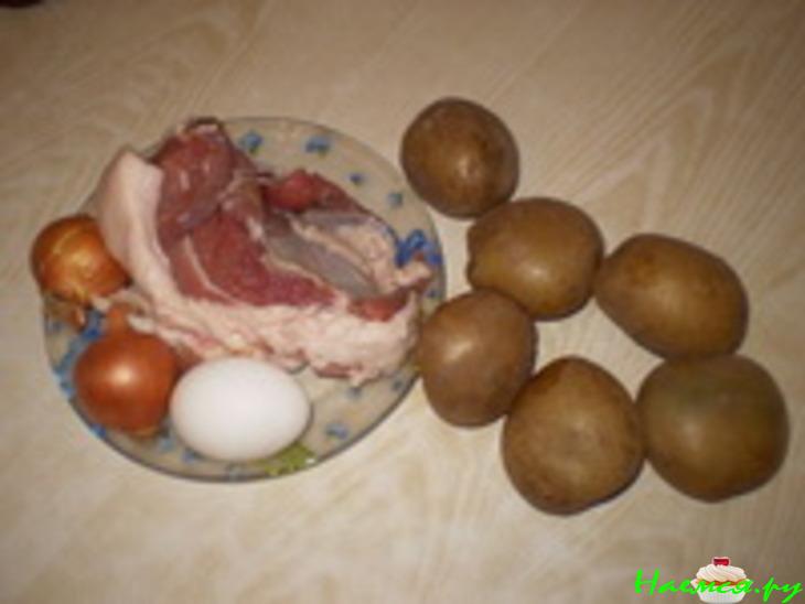 Картофельные котлеты с беконом