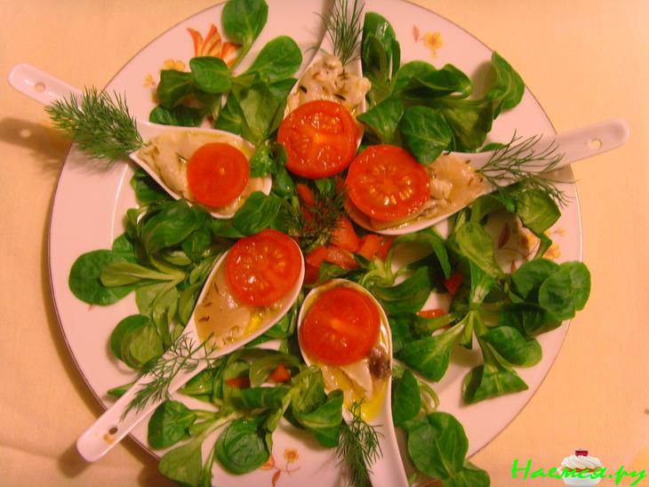 Carpaccio из меч-рыбы