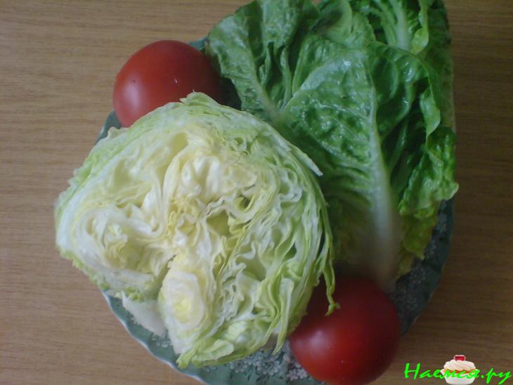 Салат из куриной печени с беконом