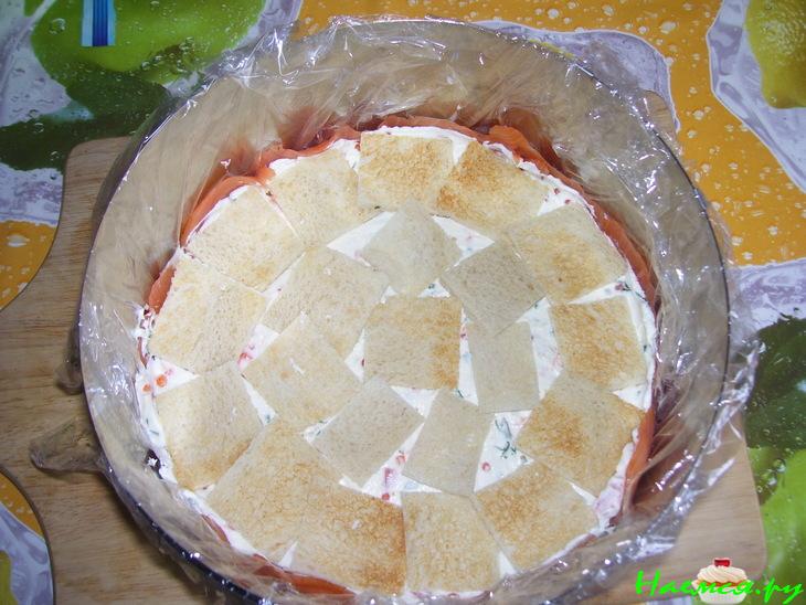 Завтрак из лосося