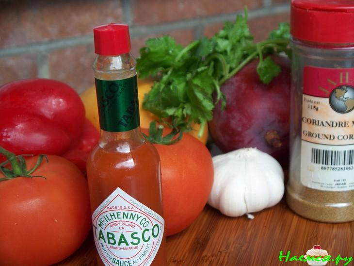 Лосось с манговым сальса  