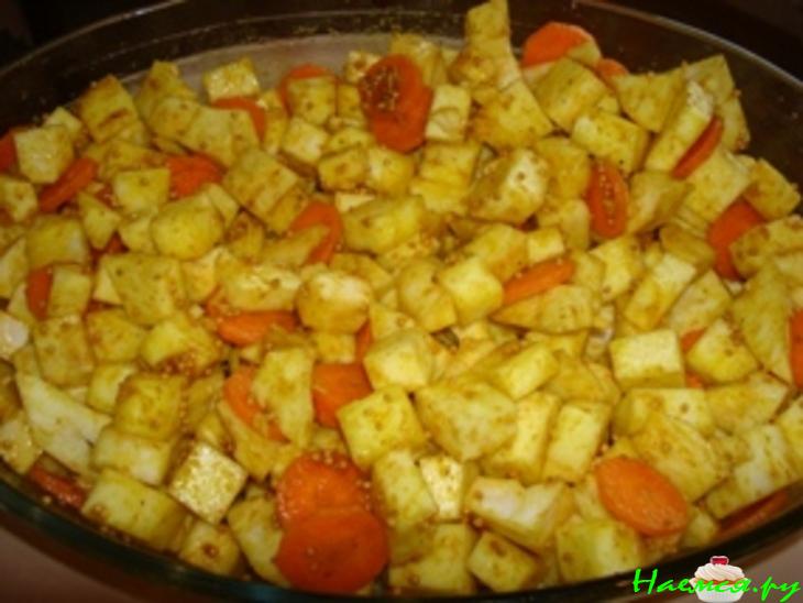 Печеный сельдерей