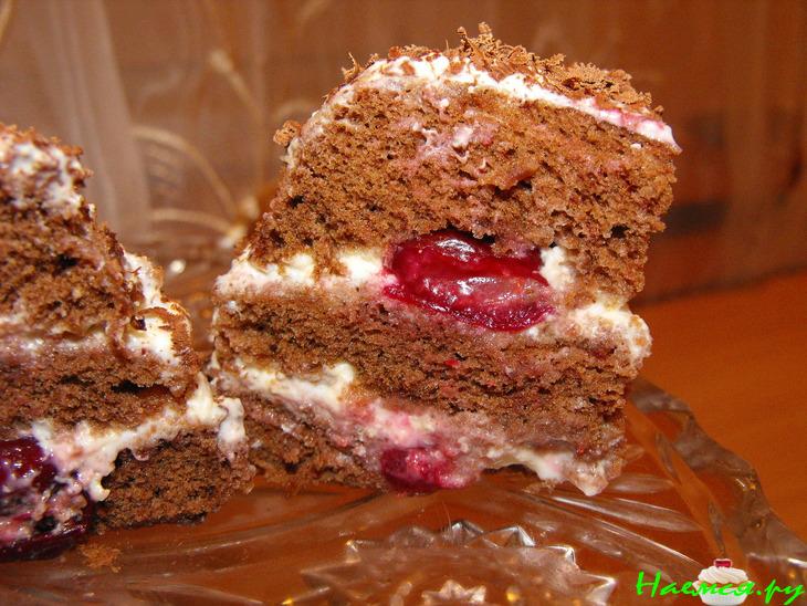 Бисквит за 3 минуты и мини-тортик из него