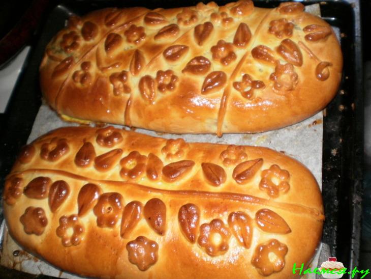 Кулебяка с грибами и капустой Кулебяка с грибами и капустой