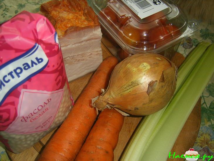 Фасолевый суп с грудинкой (вариант)