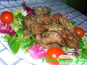 Куриная печень в ароматных специях